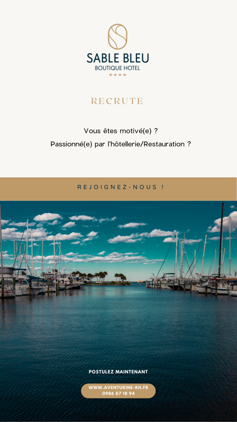 EMPLOYE POLYVALENT EN HOTELLERIE (H/F) EN MARTINIQUE