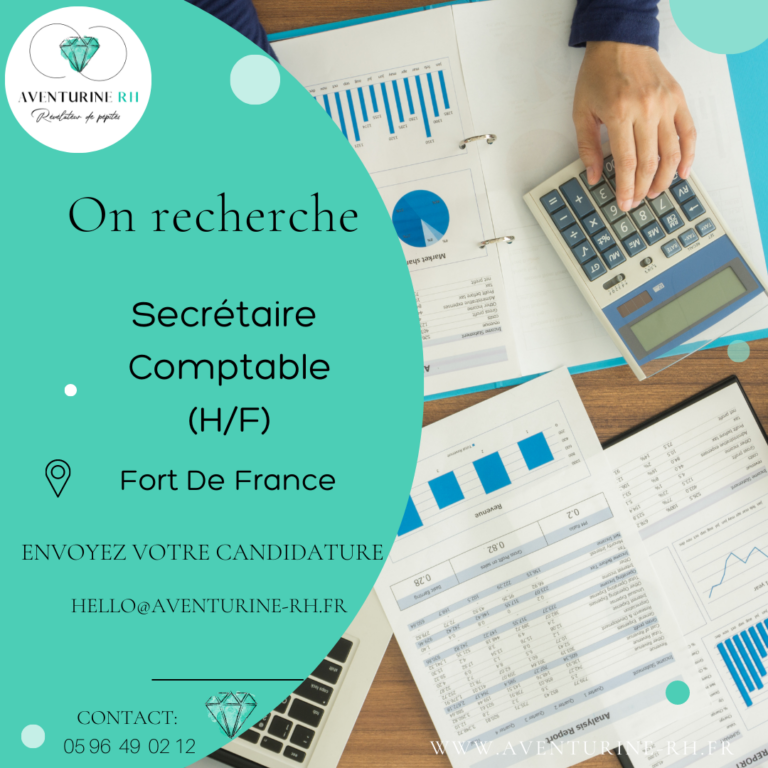 SECRETAIRE COMPTABLE (H/F) A FORT DE FRANCE