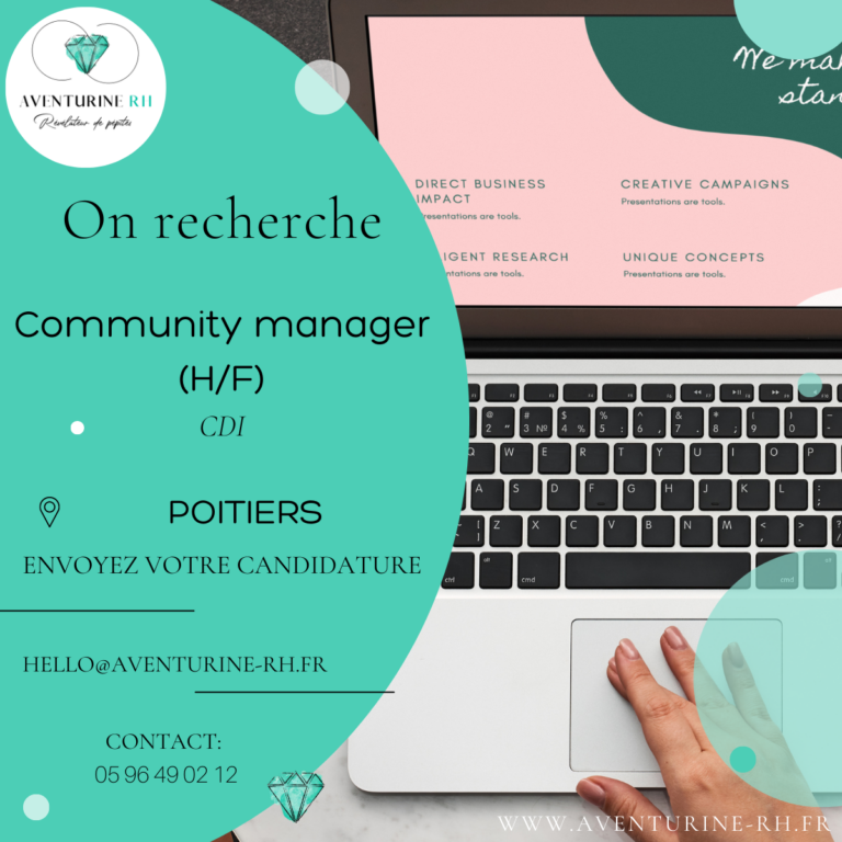 COMMUNITY MANAGER (H/F) A POITIERS