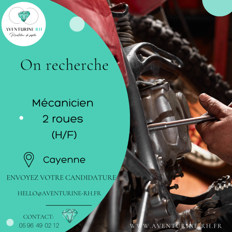 MECANICIEN 2 ROUES (H/F) EN GUYANE