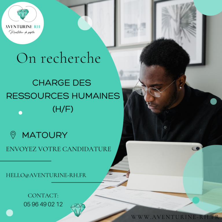 CHARGE DES RESSOURCES HUMAINES (H/F) EN GUYANE