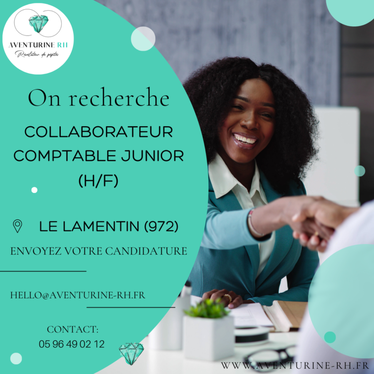 COLLABORATEUR COMPTABLE JUNIOR (H/F) EN MARTINIQUE