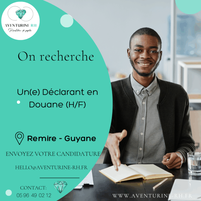 DECLARANT EN DOUANE (H/F) EN GUYANE