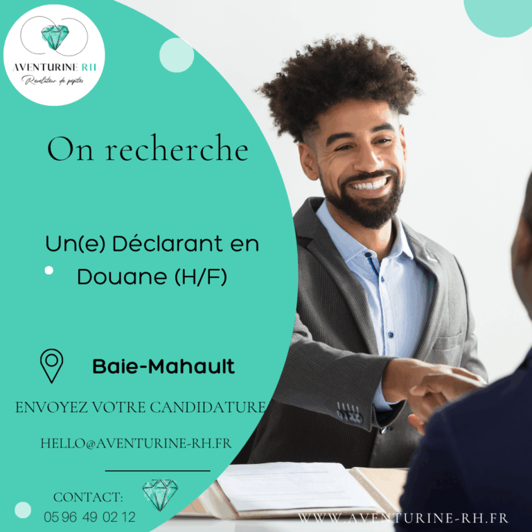 DECLARANT DOUANE (H/F) EN GUADELOUPE