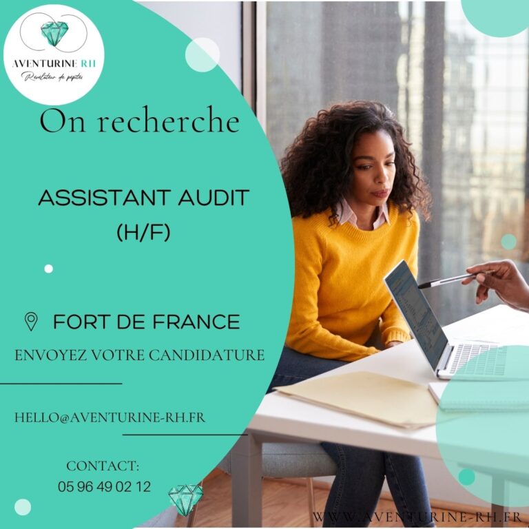 Assistant audit (H/F) à FORT DE FRANCE