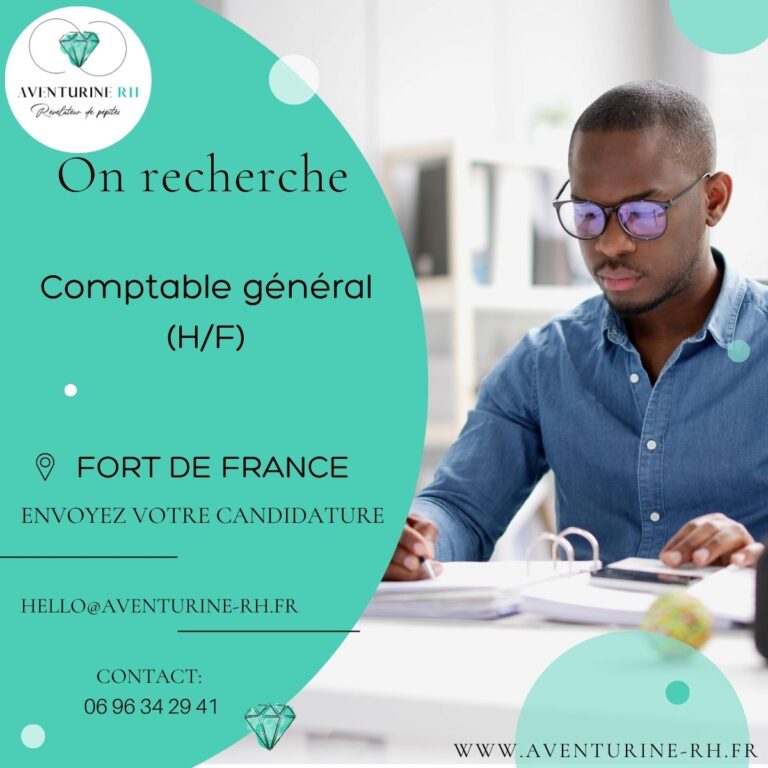 COMPTABLE GENERAL (H/F) A FORT DE FRANCE