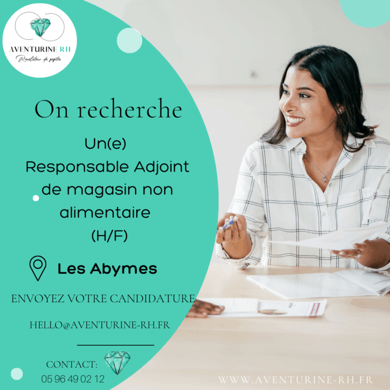 RESPONSABLE ADJOINT DE MAGASIN (H/F) EN GUADELOUPE