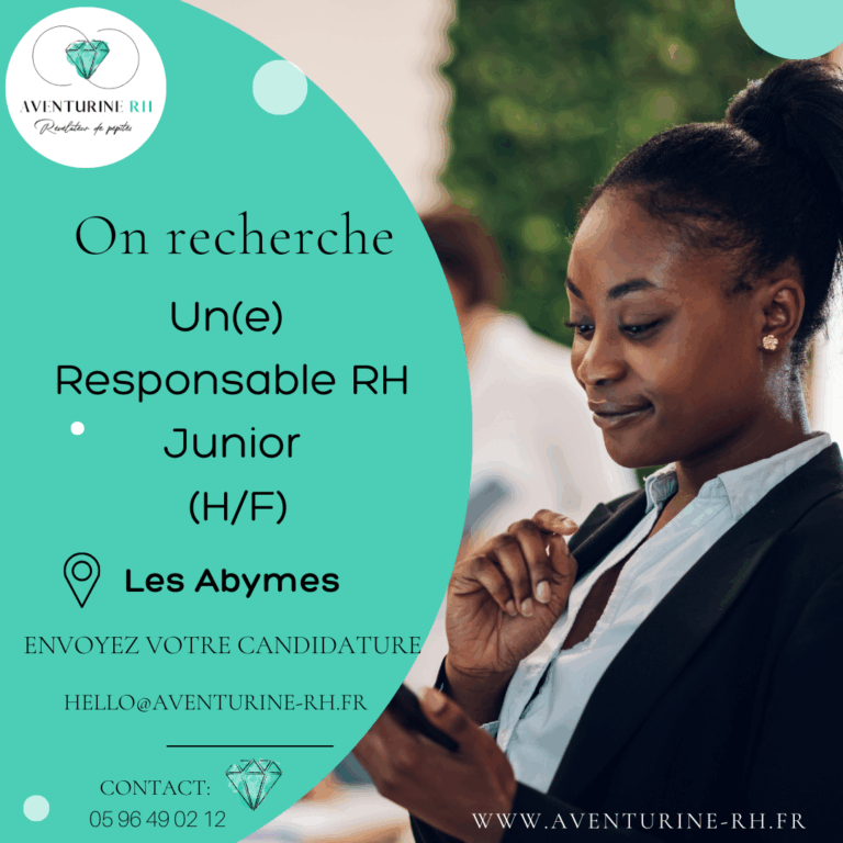RESPONSABLE RESSOURCES HUMAINES JUNIOR (H/F) EN GUEDELOUPE