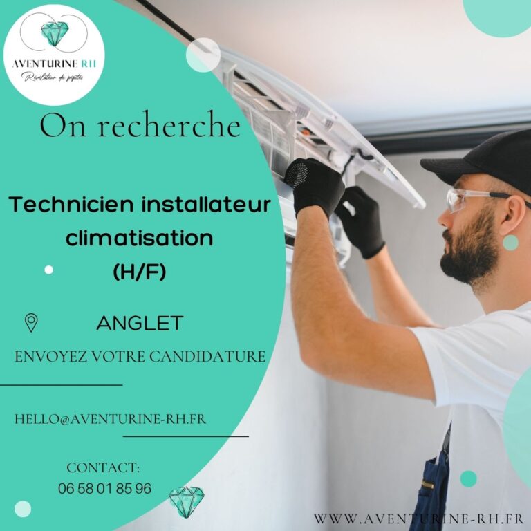 TECHNICIEN INSTALLATEUR CLIMATISATION (H/F) A ANGLET