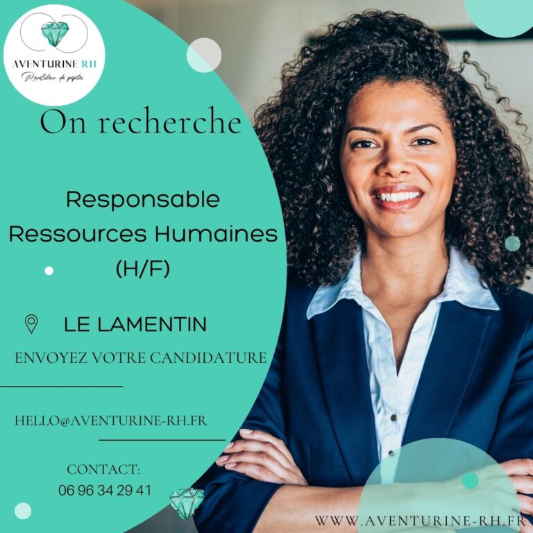 Responsable des ressources humaines – LE LAMENTIN