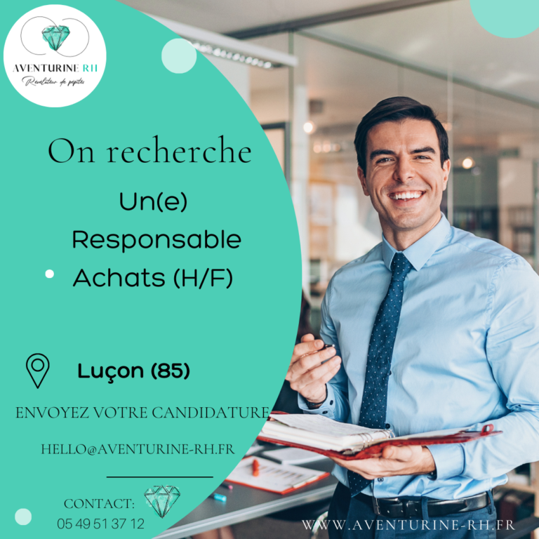 RESPONSABLE ACHATS TECHNIQUES (H/F) EN VENDEE