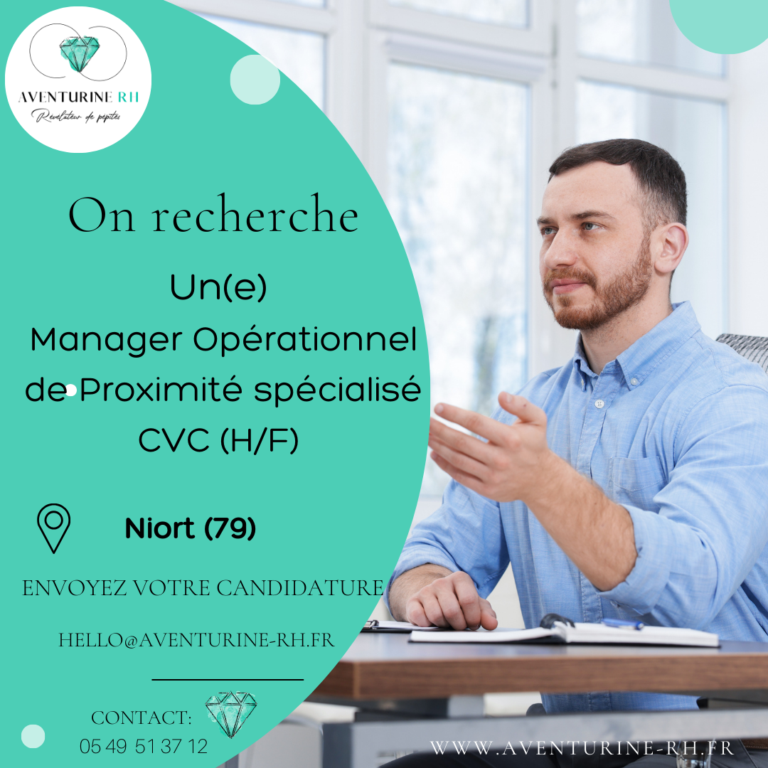 Manager Opérationnel de Proximité spécialisé CVC (H/F) à Niort