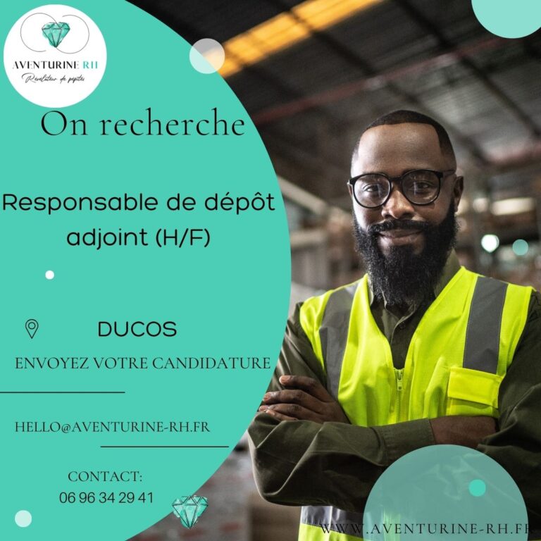 Responsable de dépôt adjoint (H/F)