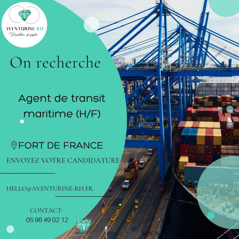 AGENT DE TRANSIT MARITIME (H/F) A FORT DE FRANCE