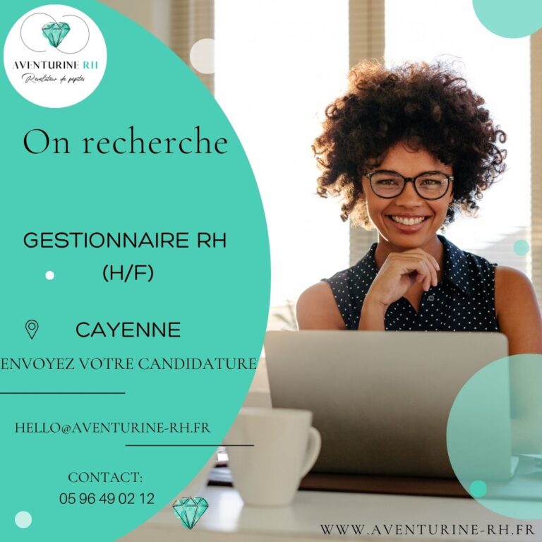 GESTIONNAIRE RH (H/F) A CAYENNE