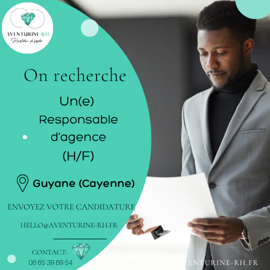 Responsable d’agence (H/F) à Cayenne